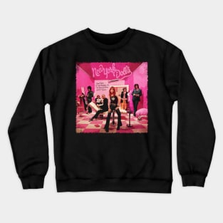 Streetwise Glam New York Dolls' Urban Swagger Crewneck Sweatshirt